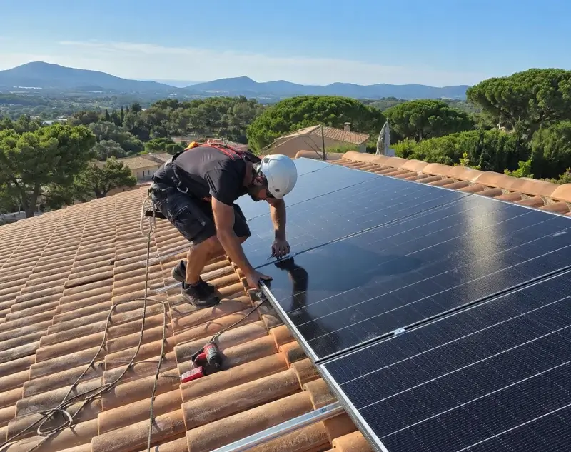 Installateur panneaux solaires Bargemon — pose photovoltaïque sur toiture